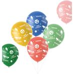 Ballonnen Oh Yeah Gekleurd 33cm 6st, Hobby en Vrije tijd, Feestartikelen, Nieuw, Verzenden
