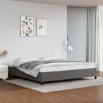 vidaXL Bedframe kunstleer grijs 200x200 cm, Huis en Inrichting, Slaapkamer | Bedden, Verzenden, Nieuw