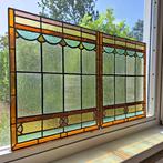 Glas-in-loodraam (2) - 1900-1910 - Antieke voorzetramen, Antiek en Kunst