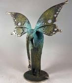 De Zet (1975) - Butterfly-Elephant (Large Bronze sculpture), Antiek en Kunst