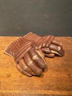 1925 - Antique ice hockey gloves - UNIQUE - leather