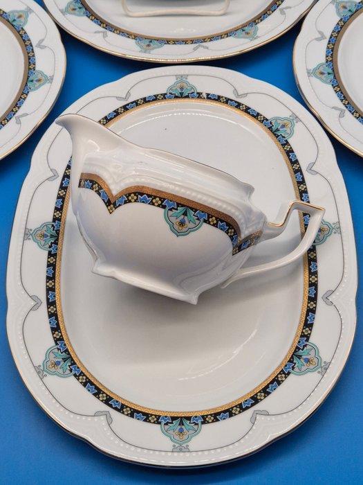 Eetservies - Graf von Henneberg – Tafelservice mit Golddekor, Antiek en Kunst, Antiek | Meubels | Tafels