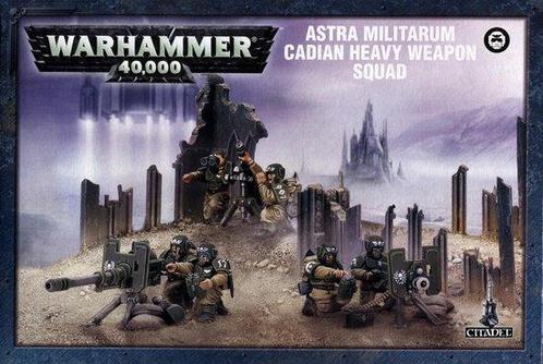 Astra Militarum Cadian Heavy Weapon Squad oude boxart 2, Hobby & Loisirs créatifs, Wargaming, Enlèvement ou Envoi