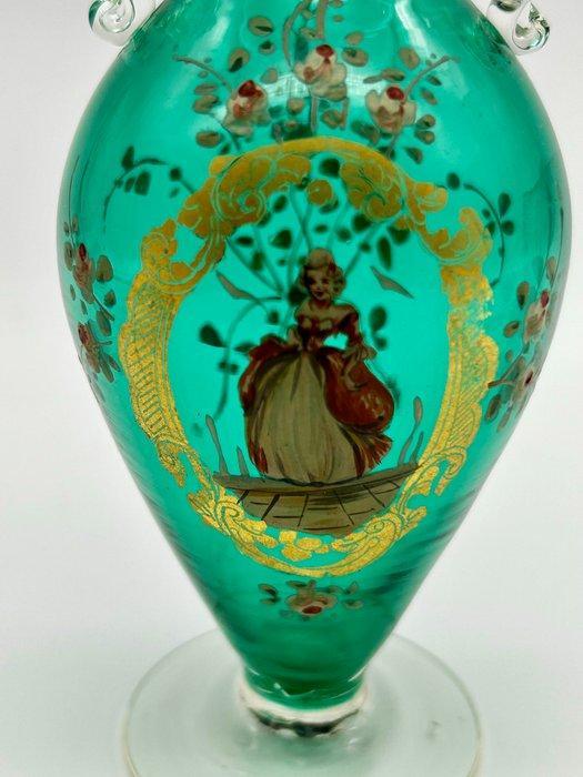 Attributed to Moser or Moser Style (Bohemian) - Vaas - Glas, Antiek en Kunst, Antiek | Glaswerk en Kristal