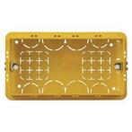 Bticino 4 Module Vierkante Gele Inbouwdoos 130x71x52mm -, Verzenden, Nieuw