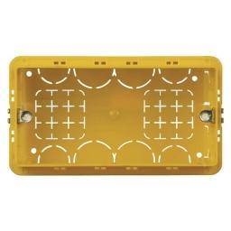 Bticino 4 Module Vierkante Gele Inbouwdoos 130x71x52mm -, Doe-het-zelf en Bouw, Elektriciteit en Kabels, Verzenden