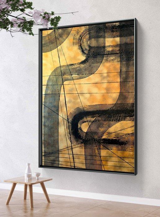 Micha Lenartowicz - Golden Timeline N.269 - XXL, Antiek en Kunst, Kunst | Schilderijen | Modern