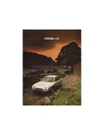 1980 CITROËN CX PROGRAMMA BROCHURE ENGELS, Ophalen of Verzenden, Nieuw