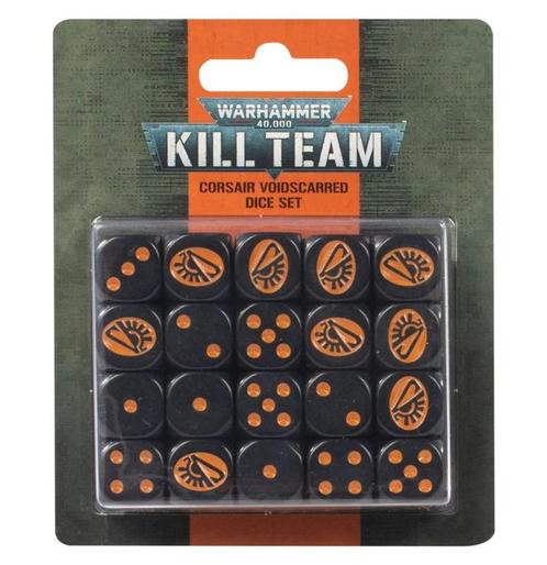 Kill Team Corsair Voidscared Dice Set (Warhammer 40.000, Hobby & Loisirs créatifs, Wargaming, Enlèvement ou Envoi