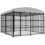 vidaXL Hondenkennel voor buiten met dak 300x300x210 cm, Dieren en Toebehoren, Verzenden, Nieuw