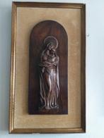 Reliëf, Maria con niño Jesus en brazos - 67 cm - Terracotta,