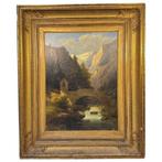 Duitse school (XIX) - Landschaft, Antiek en Kunst