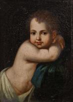 Scuola napoletana (XVII-XVIII) - Bambino, Antiquités & Art, Art | Peinture | Classique