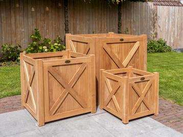 Houten plantenbak voor buiten | ruime collectie beschikbaar voor biedingen