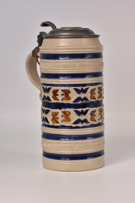 Gerz - Bierpul - Aardewerk - Gerz Limität Serie, Antiek en Kunst, Curiosa en Brocante