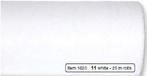 Lint wit moire budget 75 mm /rol handgeschreven, Nieuw