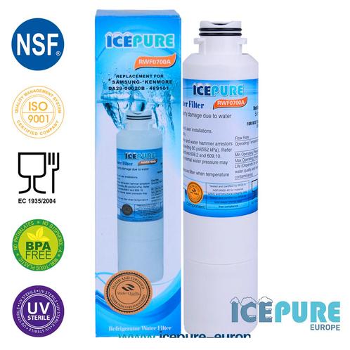 Icepure RWF0700A Waterfilter (incl. dubbele O-Ring), Electroménager, Réfrigérateurs & Frigos, Envoi