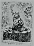 Shepard Fairey (OBEY) (1970) - Sinking Liberty Stencil
