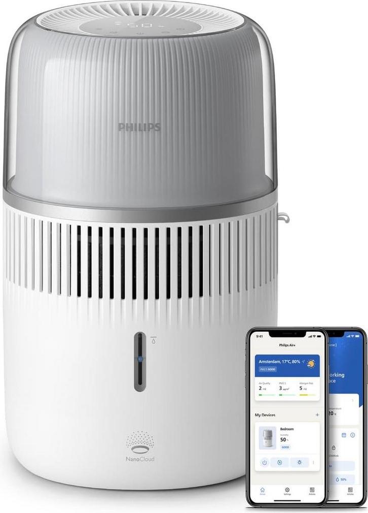 Philips Luchtbevochtiger 5000-serie HU5710/00 - Stille, Elektronische apparatuur, Luchtbehandelingsapparatuur, Luchtbevochtiger