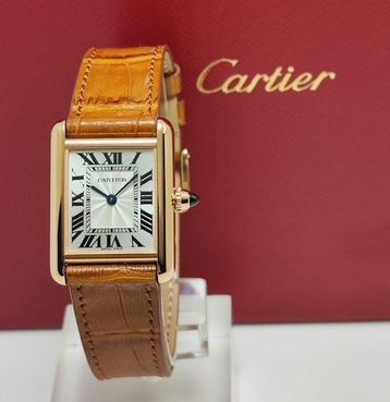 Cartier - Tank Louis 18K Rose Gold - WGTA0010 - Dames -