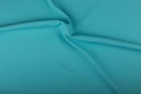 Burlington licht waterblauw - Polyester stof 10m op rol, Hobby & Loisirs créatifs, Tissus & Chiffons, Enlèvement ou Envoi